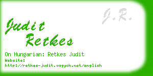 judit retkes business card